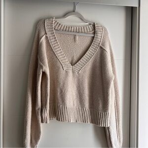 Free People Rhea V-Neck Pullover